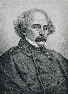 ناثانيال هوثورن (1804-1864) المؤلف الأمريكي بواسطة المدرسة الأمريكية