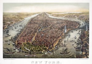 نيويورك ، 1873 بواسطة المدرسة الأمريكية