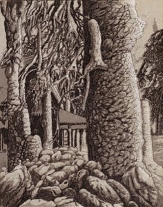 Niagara Falls: Winter wonders in the Park (litho) بواسطة المدرسة الأمريكية