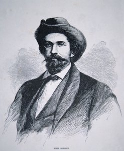 Portrait of John Hunt Morgan (1825-64) (litho) بواسطة المدرسة الأمريكية
