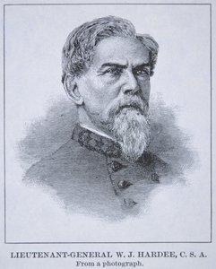 صورة اللفتنانت جنرال دبليو جيه هاردي (1815-73) (ليثو) بواسطة المدرسة الأمريكية