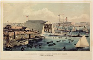 إعلانات الملصقات القارية ، Greenpoint Brooklyn ، نشرتها Endicott & Co. بواسطة المدرسة الأمريكية