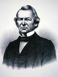 الرئيس أندرو جونسون (1808-1875) (نقش) بواسطة المدرسة الأمريكية