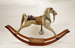 حصان هزاز (خشب وجلد)