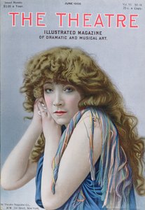 سارة برنهاردت في دور الساحرة ، مسرحية من Sardou ، تغطية غير مشروعة من مجلة المسرح ، يونيو 1906 بواسطة المدرسة الأمريكية
