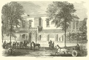 مقر شيرمانز في سافانا ، ديسمبر 1864 بواسطة المدرسة الأمريكية