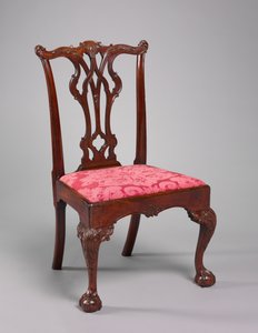 كرسي جانبي ، ج .1770 بواسطة المدرسة الأمريكية
