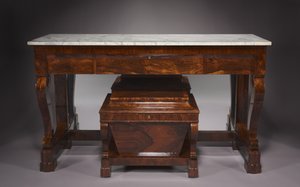 Sideboard and Cellarette ، شركة Duncan Phyfe and Son بواسطة المدرسة الأمريكية