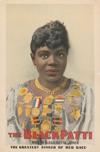Sissieretta Jones ، المعروف أيضًا باسم "Black Patti" ، 1899 بواسطة المدرسة الأمريكية