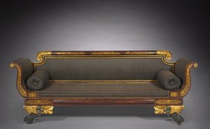 أريكة ، c.1820 بواسطة المدرسة الأمريكية