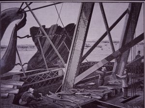 Statue of Liberty, its construction portrayed by Scientific American بواسطة المدرسة الأمريكية