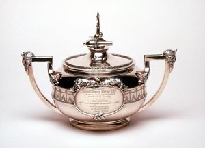 Sugarbowl من تيفاني وشركاه ، c.1863 (فضي) بواسطة المدرسة الأمريكية