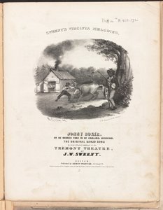 ألحان سويني فرجينيا ، حوالي 1840 (ليثو) بواسطة المدرسة الأمريكية