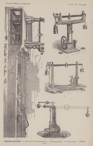 Testing Machines (engraving) بواسطة المدرسة الأمريكية