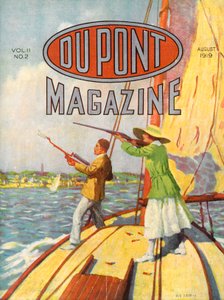 ال 1919 Grand American Handicap Trapshooting Tournament ، الغلاف الأمامي لمجلة DuPont ، أغسطس 1919 بواسطة المدرسة الأمريكية