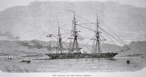 The Alabama at Port Royal, Jamaica بواسطة المدرسة الأمريكية
