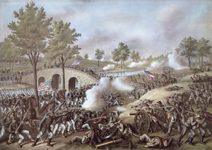 The Battle of Antietam بواسطة المدرسة الأمريكية