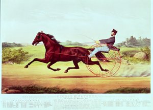 الحصان المشهور ، جورج م.باتشن ، بطل العشب ، محفور بواسطة ناثانيل كورير (1813-1888) وجيمس ميريت إيفز (1824-1895) ، 1860