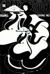 الغلاف الأمامي لـ Charbook Thanksgiving ، حوالي عام 1890 (الطباعة الحجرية) بواسطة المدرسة الأمريكية
