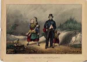 ثمار العقم ، حانة. بواسطة Currier & Ives ، 1870 بواسطة المدرسة الأمريكية