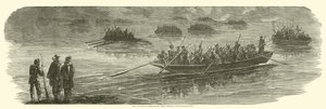 تقدم فيلق Sedgwicks لعبور Rappahannock ، أبريل 1863 بواسطة المدرسة الأمريكية