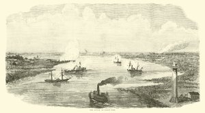 الهجوم على Sabine Pass ، نوفمبر 1863 بواسطة المدرسة الأمريكية