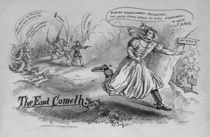 تأتي النهاية ، التي نشرتها J. Mayer & Co. Lith. ، New York ، c. 1865 بواسطة المدرسة الأمريكية
