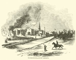 وينسبورو ، ساوث كارولينا ، فبراير 1865 بواسطة المدرسة الأمريكية