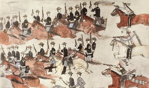 معركة ليتل بيجورن ، مونتانا ، الولايات المتحدة الأمريكية ، 25-26 يونيو 1876 c1900