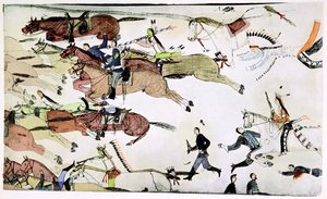 معركة القرن الكبير الصغير ، مونتانا ، الولايات المتحدة الأمريكية ، 25-26 يونيو 1876 ، c1900