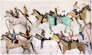 نهاية المعركة ، c1900 بواسطة عاموس باد هارت بوفالو