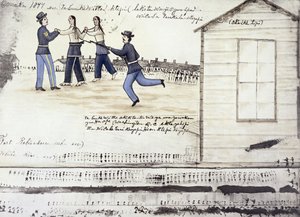وفاة كريزي هورس (1842-77) في عام 1877 ، فورت روبنسون ، نبراسكا (حبر على ورق)