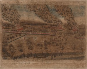 معركتا ليكسينغتون وكونكورد: اللوحة الأولى ، معركة ليكسينغتون ، 19 أبريل 1775. اللوحة الثانية ، منظر لمدينة كونكورد. اللوحة الثالثة: الاشتباك عند الجسر الجنوبي في كونكورد. اللوحة الرابعة: منظر للجزء الجنوبي من ليكسينغتون.