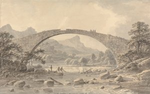 Pont Newydd بالقرب من Dolgelly بواسطة عاموس جرين
