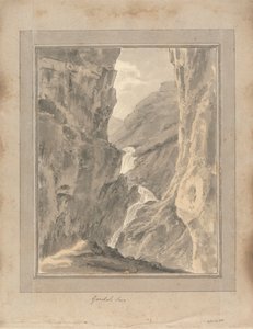 منظر في إنجلترا واسكتلندا وويلز: Gordale Scar بواسطة عاموس جرين