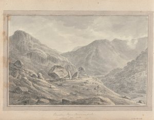 مناظر في إنجلترا واسكتلندا وويلز: باودر ستون بوروديل 30 أغسطس 1802 بواسطة عاموس جرين