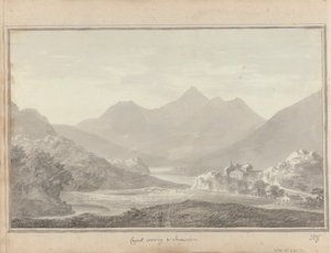 مناظر في إنجلترا واسكتلندا وويلز: Capel Cerrig و Snowdon بواسطة عاموس جرين