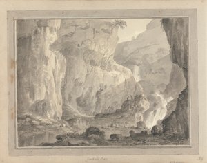 مناظر في إنجلترا واسكتلندا وويلز: Gordale Scar بواسطة عاموس جرين