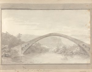 مناظر في إنجلترا واسكتلندا وويلز: Pont Y Pridd ، في Vale of Taff أو Glamorgan بواسطة عاموس جرين