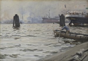 ميناء هامبورغ ، 1891 (مرحاض على ورق) بواسطة المختلف هو ليونارد زورن