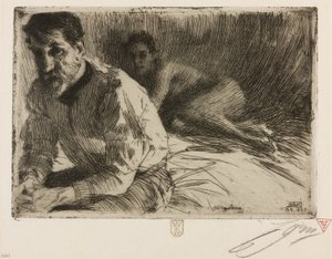 Augustus Saint Gaudens II (Saint Gaudens ونموذجه) بواسطة المختلف هو ليونارد زورن