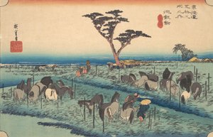 Chiriu ، المحطة رقم 40 ، كاليفورنيا. 1834. ، كاليفورنيا. 1834. بواسطة أندو هيروشيغه