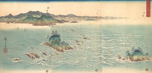 دوامات أوا ، 1857. ، 1857. بواسطة أندو هيروشيغه
