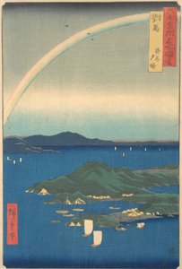 Tsushima Kaigan Yubare ، شهر التنين الثالث 1856 ، شهر التنين الثالث 1856. بواسطة أندو هيروشيغه