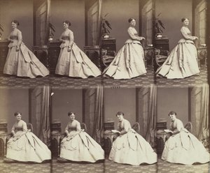 استير ديفيد ، 1866. بواسطة أندريه أدولف يوجين ديسديري