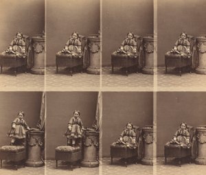 مدموزيل تراشير ، ج. 1860. بواسطة أندريه أدولف يوجين ديسديري