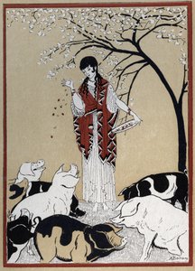 Odyssey of Homer: "" Circe the الساحرة ورفاق Ulysses تحولوا إلى خنازير "" (Odyssey of Homer: "" The Witch Circe and Odysseus 