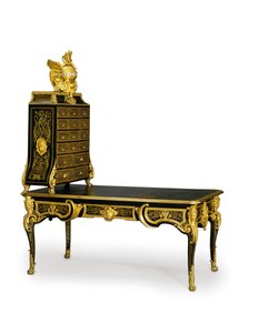 مكتب لويس الخامس عشر وهضبة كارتونييه ، 1725-50 بواسطة أندريه تشارلز بول