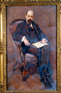 صورة إميل فاندرفيلد (1866-1938) سياسي بلجيكي ، مندوب اشتراكي ، رسم تخطيطي لأندريه كلوسينار (1872-1939) 1915 صن. 0.88x0.53 م متحف باريس أورساي بواسطة أندريه كلويسينار