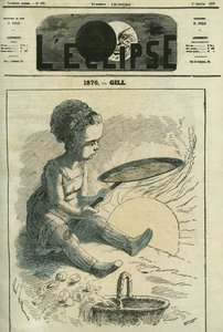 1870 المطبخ الاجتماعي: طفلة صغيرة تطبخ الكريب في موقد تسخنه الشمس. غلاف في “L